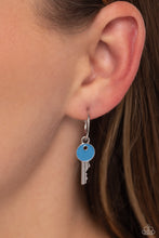 Load image into Gallery viewer, Key Performance - Blue Earrings
