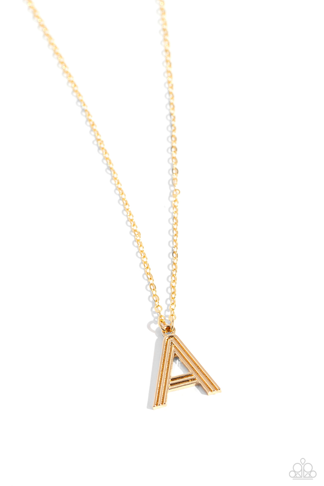 Leave Your Initials - Gold - (R-N-L-M-A-T) Necklace