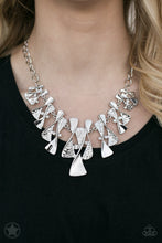 Load image into Gallery viewer, Paparazzi ~ The Sands of Time - Silver Necklace Set
