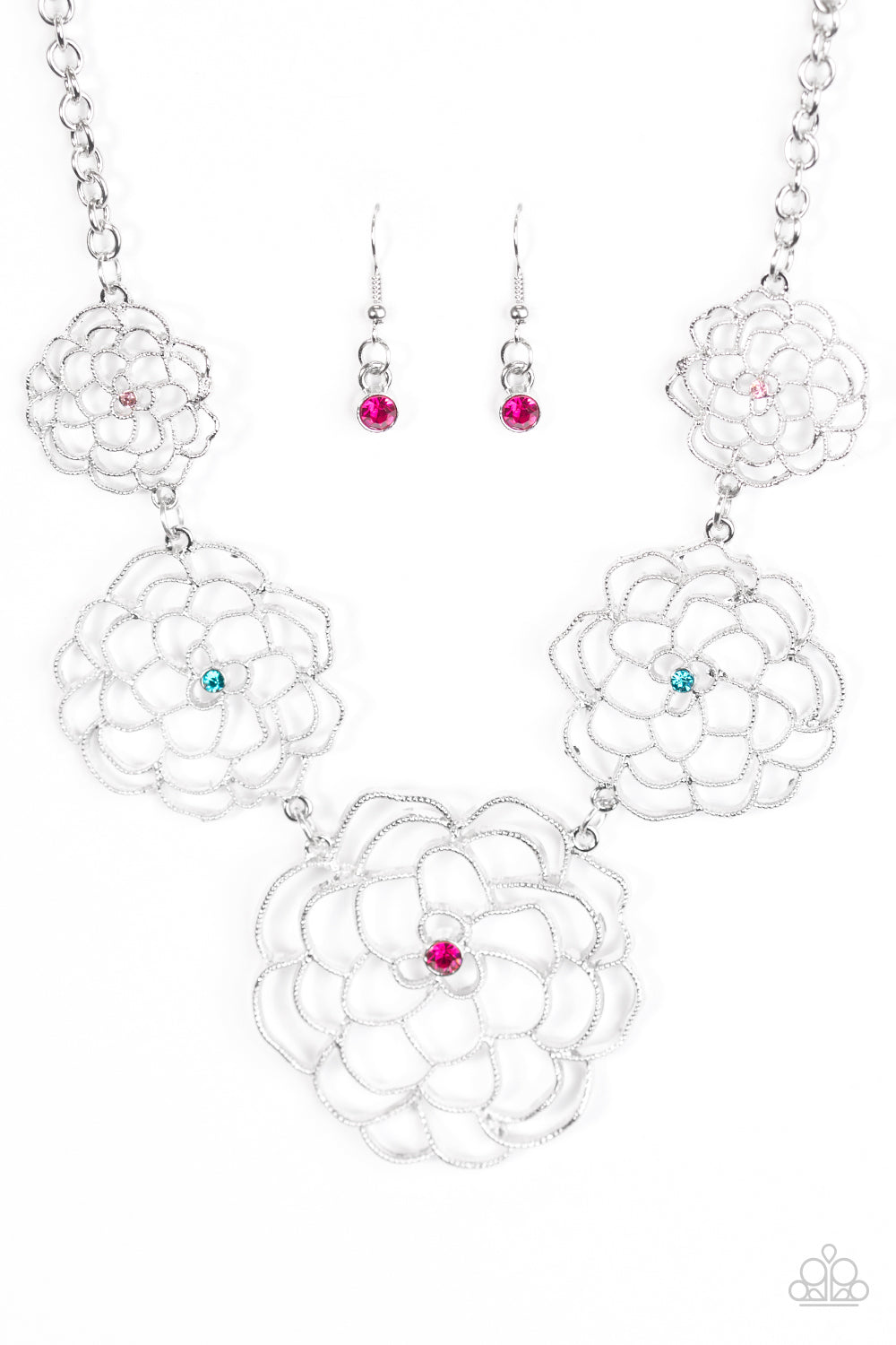 *Crowned * Carnation - Multi Necklace