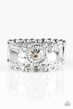 Load image into Gallery viewer, *Crown * Achievement - White Rhinestone Ring
