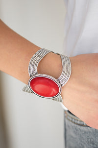 * 1421Coyote * Couture - Red Bracelet