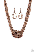 Load image into Gallery viewer, Knotted Knockout - Copper Necklace
