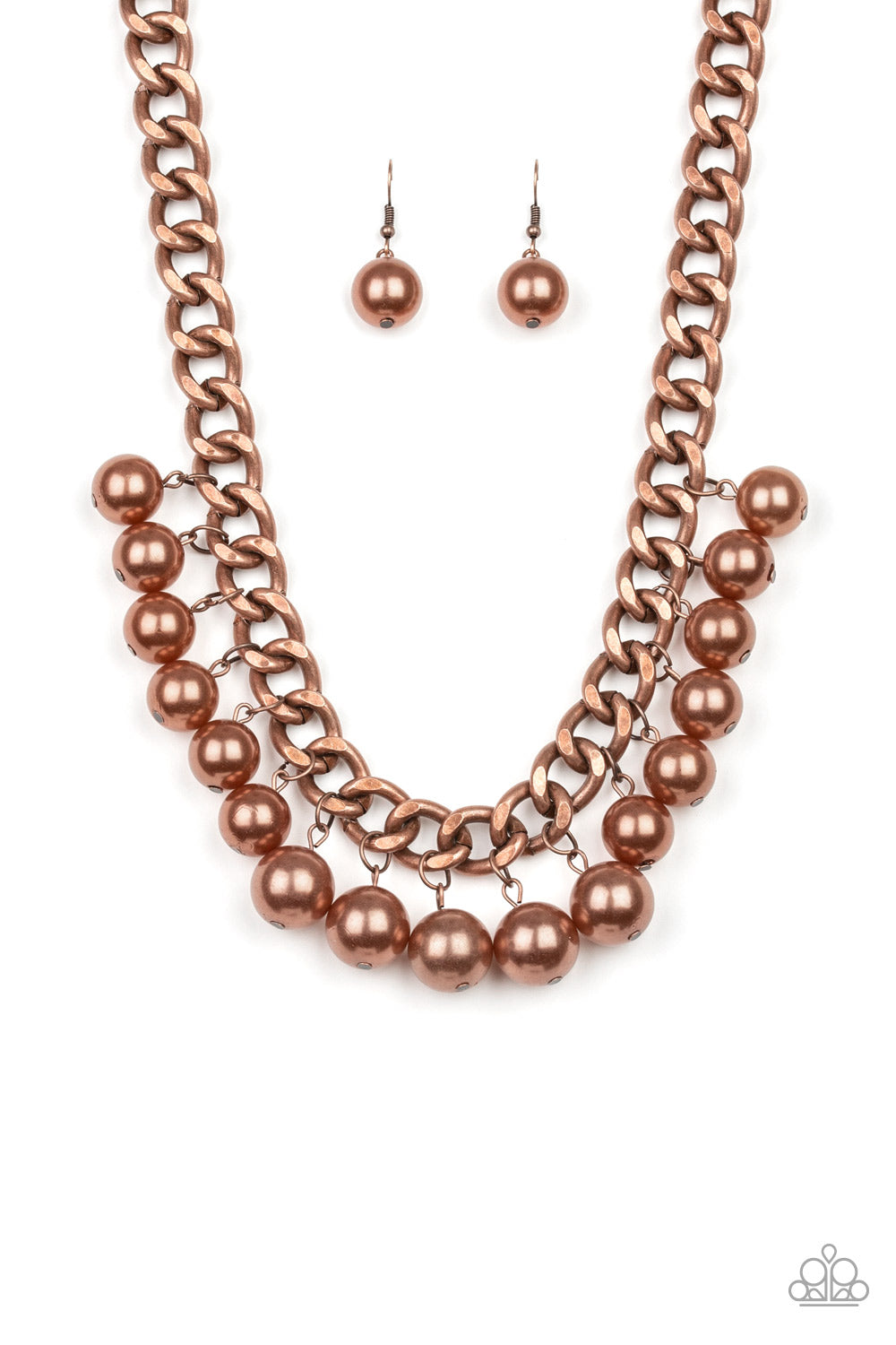 Paparazzi ~ Get Off My Runway - Copper Necklace Set