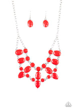 Load image into Gallery viewer, *Paparazzi* Goddess ~ Glow - Necklace Set available in red and Black
