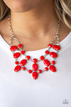 Load image into Gallery viewer, *Paparazzi* Goddess ~ Glow - Necklace Set available in red and Black
