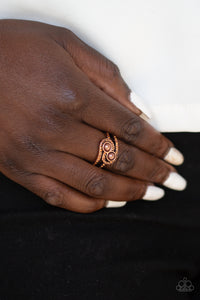 Paparazzi ~ Collect Up Front - Copper Ring