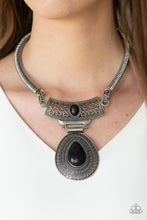 Load image into Gallery viewer, Paparazzi Prowling Prowess - Black Necklace
