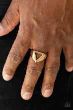 Load image into Gallery viewer, Paparazzi Urban Men Trident - Gold Ring
