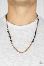 Load image into Gallery viewer, Paparazzi ~ Men&#39;s Rural Renegade Necklace - Copper
