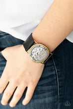 Load image into Gallery viewer, Paparazzi ~ Hold On To Your Buckle - Black Bracelet

