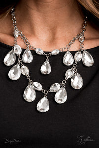 Paparazzi ~ The Sarah Z- Collection Silver Necklace set