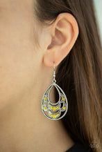 Load image into Gallery viewer, Malibu Macrame - Yellow Earrings
