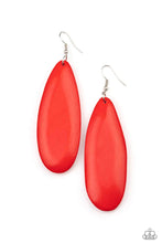 Load image into Gallery viewer, Tropical Ferry - Red Earring
