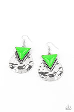 Load image into Gallery viewer, Road Trip Treasure - Green Earring
