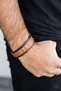 Blaze A Trail - Brown Urban Bracelet