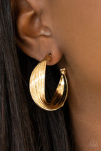 Load image into Gallery viewer, Curves In All The Right Places - Gold Earring

