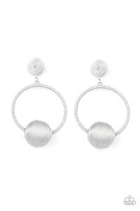 Social Sphere - Silver Earrings