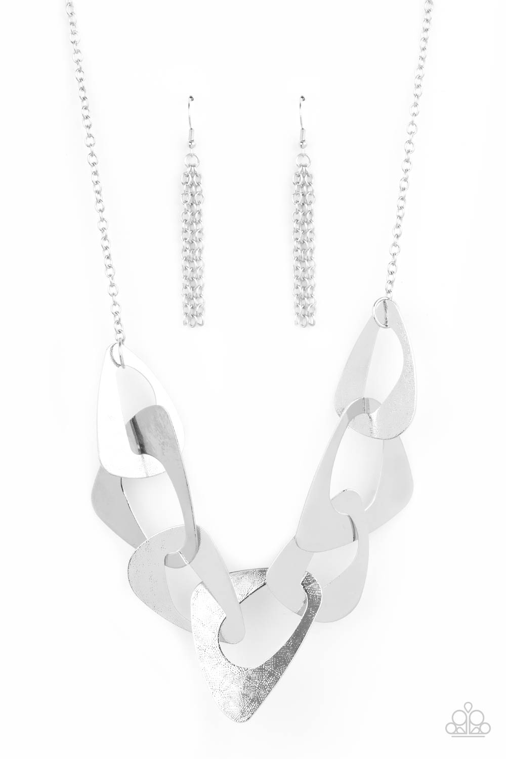 1631Guide To The Galaxy - Silver Necklace Set