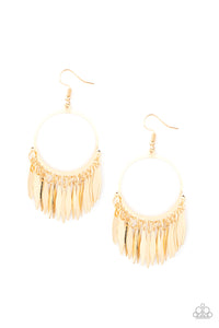 Radiant Chimes - Gold Earrings