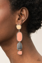 Load image into Gallery viewer, All Out Allure - Orange Dangle Earring
