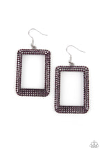 Load image into Gallery viewer, World FRAME-ous - Purple Earring
