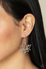 Load image into Gallery viewer, Lotus Ponds - Silver Earring
