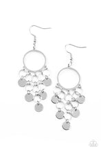 Load image into Gallery viewer, Cyber Chime - Silver Earring
