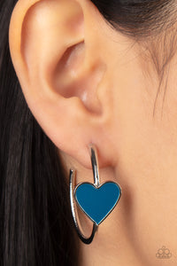 Kiss Up - Blue Earring