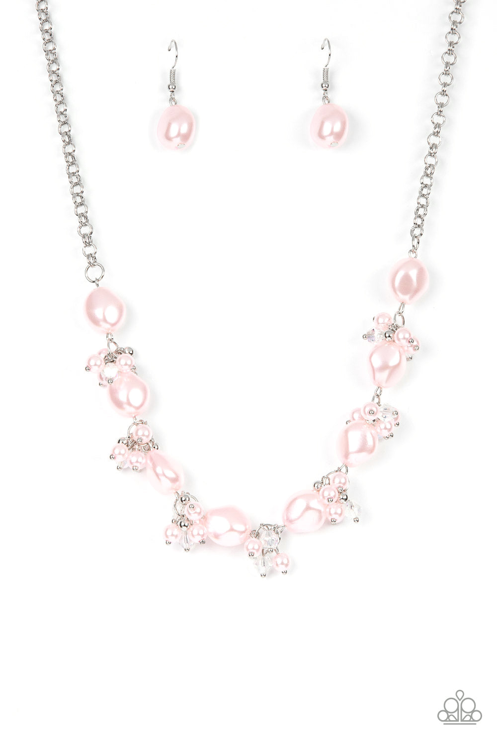 Rolling with the BRUNCHES - Pink Necklace