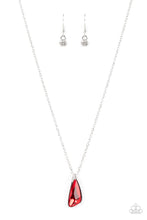 Load image into Gallery viewer, Envious Extravagance - Red Asymmetrical Necklace
