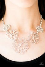 Load image into Gallery viewer, Crowned Carnation white necklace

