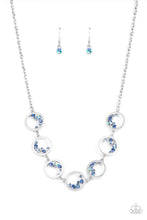 Load image into Gallery viewer, Blissfully bubbly blue necklace
