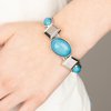 Paparazzi ~ Abstract Appeal Blue Bracelet