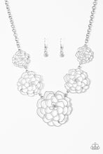 Load image into Gallery viewer, Crowned Carnation white necklace
