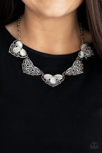 Load image into Gallery viewer, Paparazzi ~ East Coast Essence - White Necklace Set

