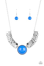 Load image into Gallery viewer, Egyptian Spell -Blue Necklace Set ~ Paparazzi
