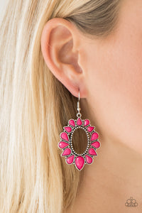 Paparazzi ~ Fashionista Flavor - Pink Earring
