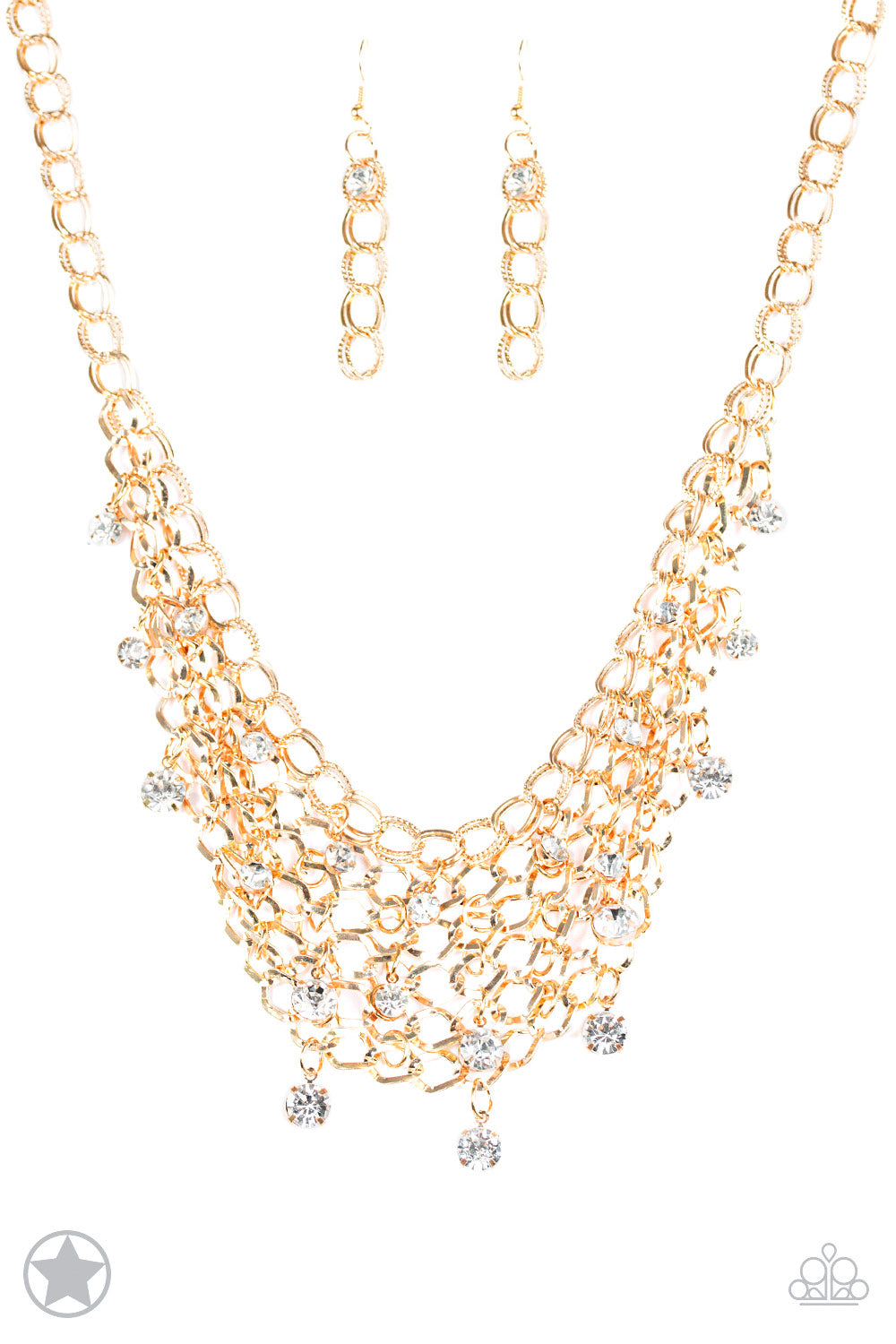 Fishing ~ for Compliments - Gold Necklace Set