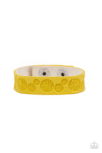 Load image into Gallery viewer, Follow The Wildflowers - Yellow Bracelet
