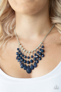 Paparazzi ~ Social Network Blue Necklace