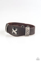 Load image into Gallery viewer, Paparazzi Men&#39;s Urban Tread Carefully ~ Brown Bracelet

