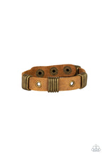 Load image into Gallery viewer, Paparazzi Men&#39;s Plainly Pirate Bracelet - Brown
