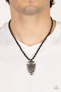 Get Your ARROWHEAD in the Game - Black Necklace