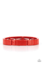 Load image into Gallery viewer, 0271Material Movement - Red Bracelet
