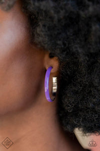 Groovy Glissando - Purple Earrings