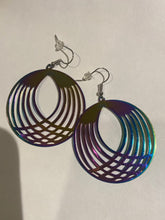 Load image into Gallery viewer, Rainbow Asymmetrical Earrings
