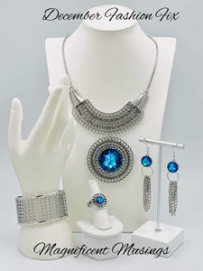 Excalibur Extravagance - Blue necklace