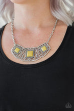 Load image into Gallery viewer, Paparazzi Necklace ~ Feeling Inde-PENDANT - Yellow
