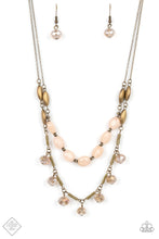 Load image into Gallery viewer, Sheen Season - Brass Necklace
